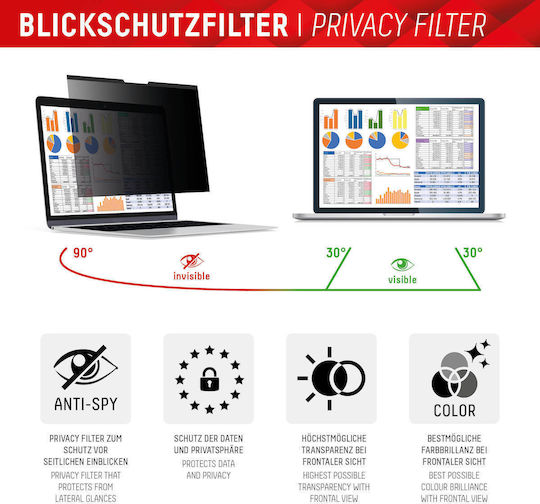 Displex Bildschirm-Filter für Laptop 15"