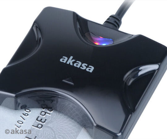 Akasa Kartenleser USB 2.0 für Chipkarte