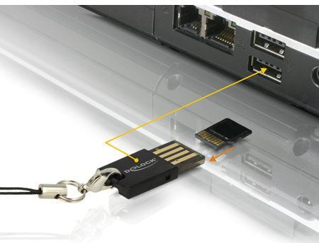 DeLock Card Reader USB 2.0 για microSD