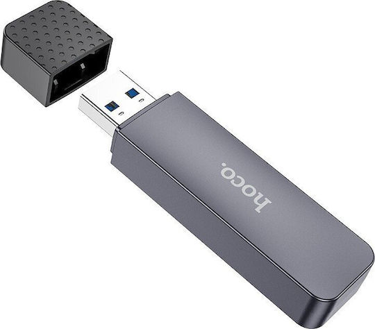 Hoco Card Reader Usb A 3.0 Hb45 Metal Gray