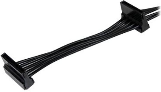 StarTech 15-Pin Sata - 15-Pin Sata Cable 0.4m Μαύρο PYO4SATA