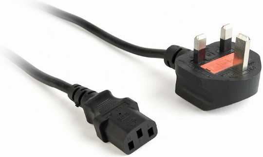 Cablexpert Power Cord 13a 6ft IEC C5 - Cable 1.8m Μαύρο PC-187-ML12