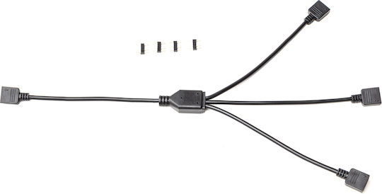 Ekwb EK-Loop D-RGB 3-Way Splitter Cable - Cable Μαύρο