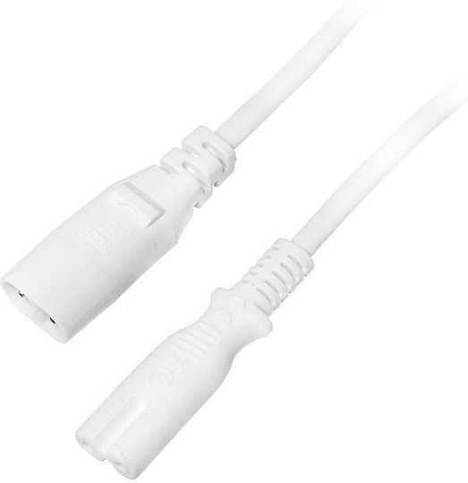 LogiLink IEC C8 - IEC C8 Cable 2m Λευκό CP132