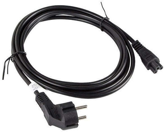 Lanberg Schuko - IEC C5 Кабел 3м Черен (CA-C5CA-11CC-003-BK)