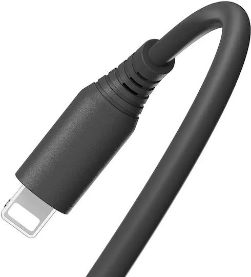 Tellur Regular USB-A la Cablu Lightning Negru 1m (TLL155581)