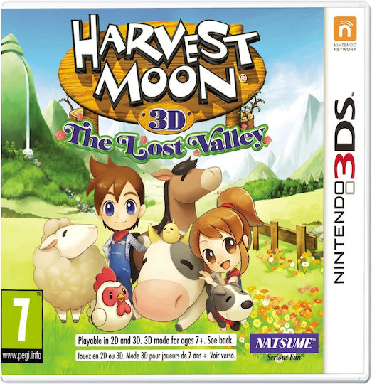 Harvest Moon 3D The Lost Valley 3DS Game