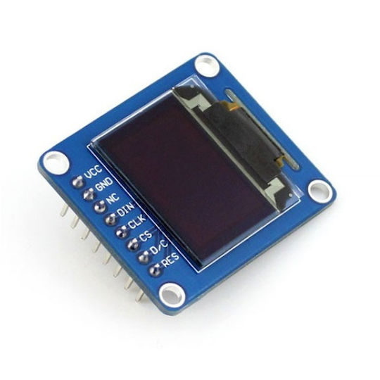 Waveshare Oled Vertical Headers Οθόνη OLED 0.96" 96x64 Χαρακτήρων