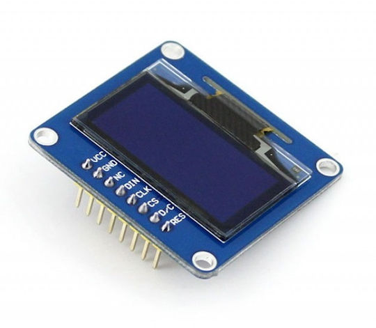 Waveshare 128x64 OLED Vertical Headers Οθόνη OLED 1.3"