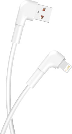 Maxlife USB-A to Lightning Cable Λευκό 1m (MXUC-09)