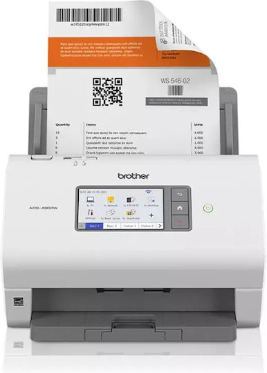 Brother ADS-4900W Sheetfed Scanner A4 with Wi-Fi