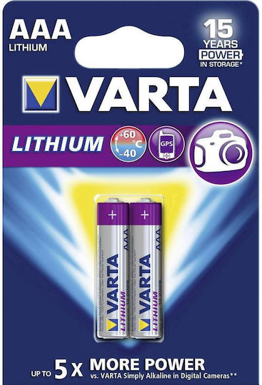 Varta Ultra Μπαταρίες Λιθίου AAA 1.5V 2τμχ