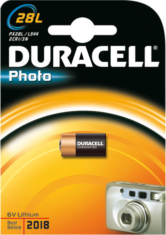Duracell Фото Литиева Батерия 28L 6V За Фотоапарат 1 Бр