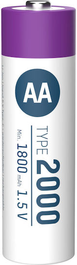 Ansmann Baterii Reîncărcabile AA Li-ion 1800mAh 1.5V 4 Bucăți