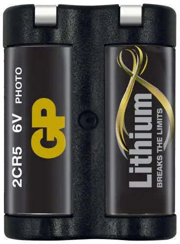 GP Batteries Μπαταρία Λιθίου 2CR5 6V Φωτογραφική (Block) 1τμχ