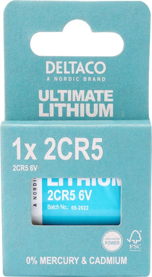 Deltaco Ultimate Литиева Батерия 2CR5 6V Фото (Block) 1 бр