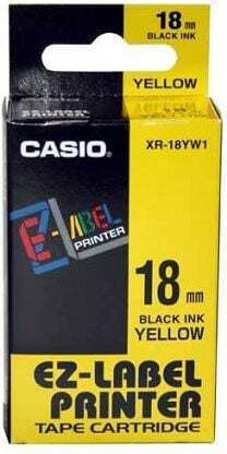 Casio Laminated Tape Original Ribbon (XR-18YW)