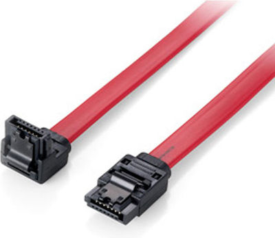 Equip 7-Pin SATA III to 7-Pin SATA III Cable 50cm Red (111902)