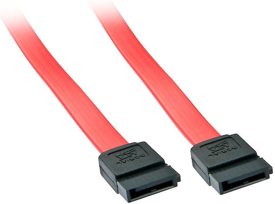 Lindy 7-Pin SATA III to 7-Pin SATA III Cable 50cm Red (33450)