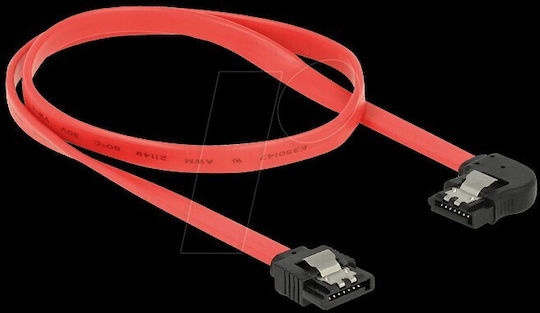 DeLock 7-Pin SATA II - 7-Pin SATA II Cable 50cm Κόκκινο (82603)