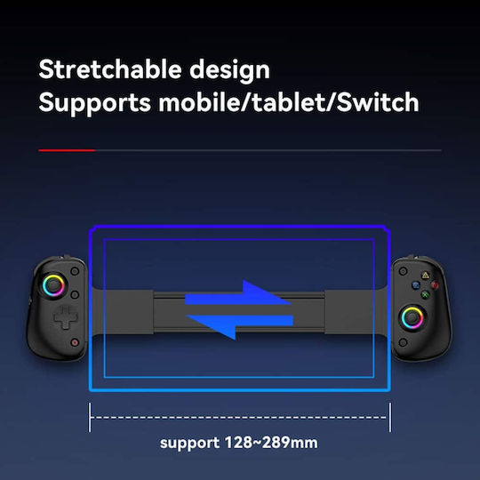 Techsuit BSP-D8 Pro Kabellos Gamepad für Android Weiß