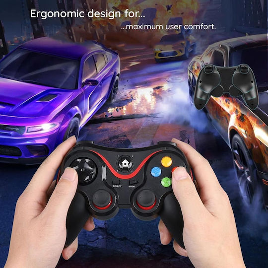 Techsuit V8 Kabelloser Controller für Android / PC / PS3 / iOS Rote