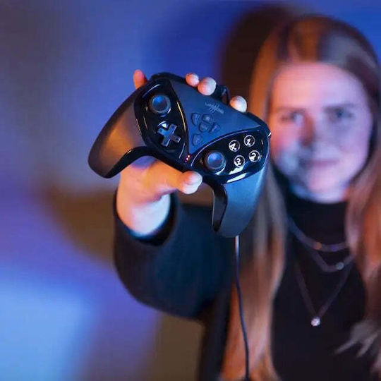 HAMA Vendetta 300 Unleashed Kabellos Gamepad für PC Schwarz