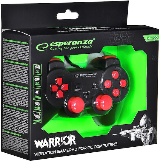 Vakoss GP-4705BK Безжичен Gamepad за PC / PS3 / Xbox Series Черен