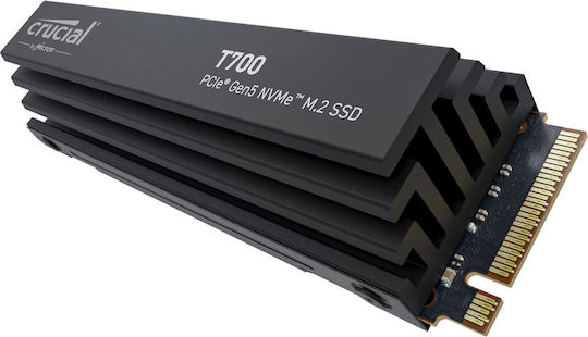 Crucial T700 with heatsink SSD 4TB τύπου M.2 με σύνδεση PCI Express 5.0 και Ψύκτρα CT4000T700SSD5