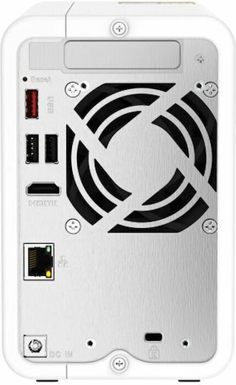 QNap TS-262 NAS Tower με 2 θέσεις για HDD/M.2/SSD