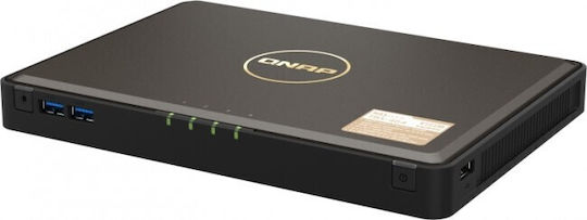 QNap TBS-464-8G NAS με 4 θέσεις για M.2 και 2 θύρες Ethernet