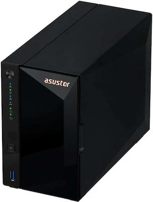 Asustor Drivestor 2 Pro Gen2 (AS3302T v2) NAS Turnul cu 2 sloturi pentru HDD