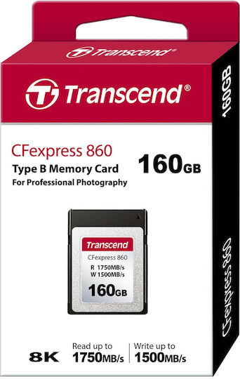 Transcend CFexpress 160GB Клас 10 1750MB/s