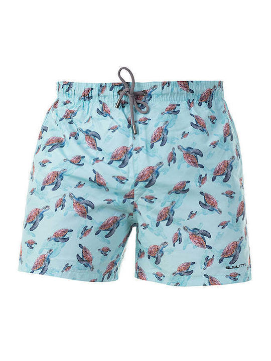 Suyutti Men's Swimwear Shorts Light Blue