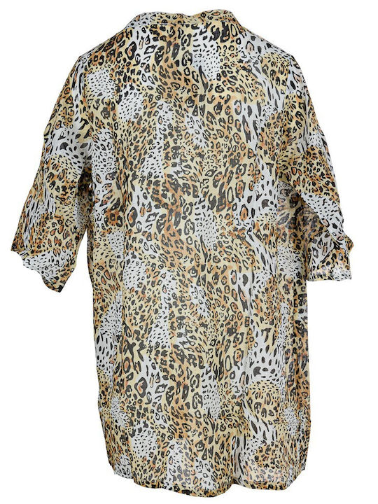 FantazyStores Damen Kaftan Strand Animal