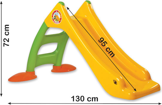 Lean Toys Τσουλήθρα Κίτρινη