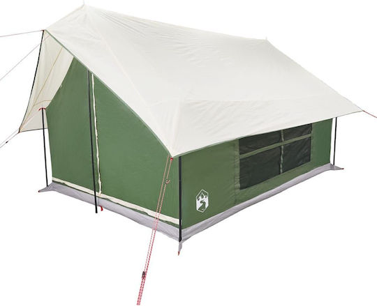 vidaXL Σκηνή Camping Πράσινη για 5 Άτομα 353x248x210εκ.
