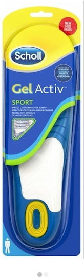 Scholl Gel Activ Sport Ανατομικοί Πάτοι Παπουτσιών Κατά των Οσμών για Άντρες 1τμχ