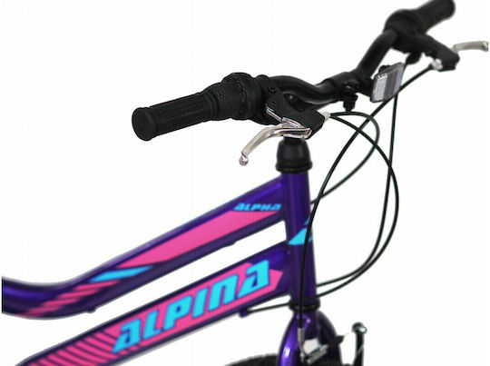 Alpina Alpha 26" 2022 Lady Μωβ Mountain Bike με 7 Ταχύτητες