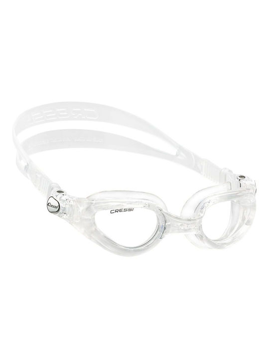 CressiSub Right Swimming Goggles Adults with Anti-Fog Lenses Transparent