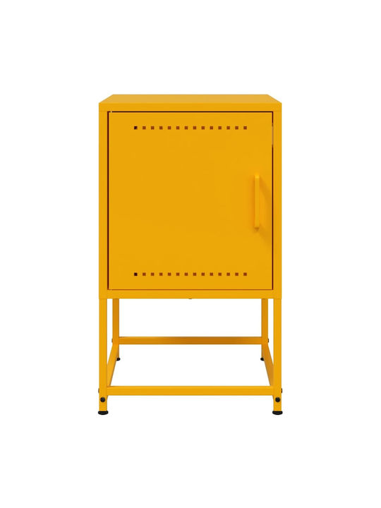 Комоди Метални Жълт 2бр 36x39x60.5см