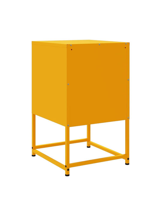 Комоди Метални Жълт 2бр 36x39x60.5см