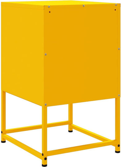 Комод Метален Жълт 36x39x60.5см