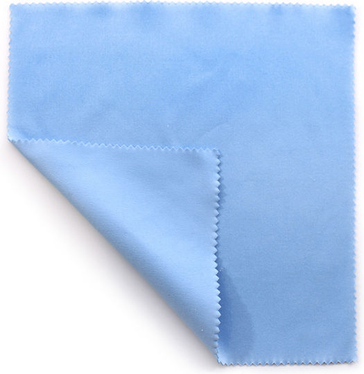 Light Blue Eyewear Cleaning Cloths with Microfibers