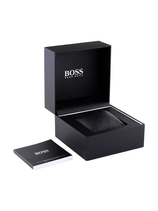Boss Symphony Γυναικείο Ρολόι 38mm Χρονογράφος Μπαταρίας με Χρυσό Μεταλλικό Μπρασελέ