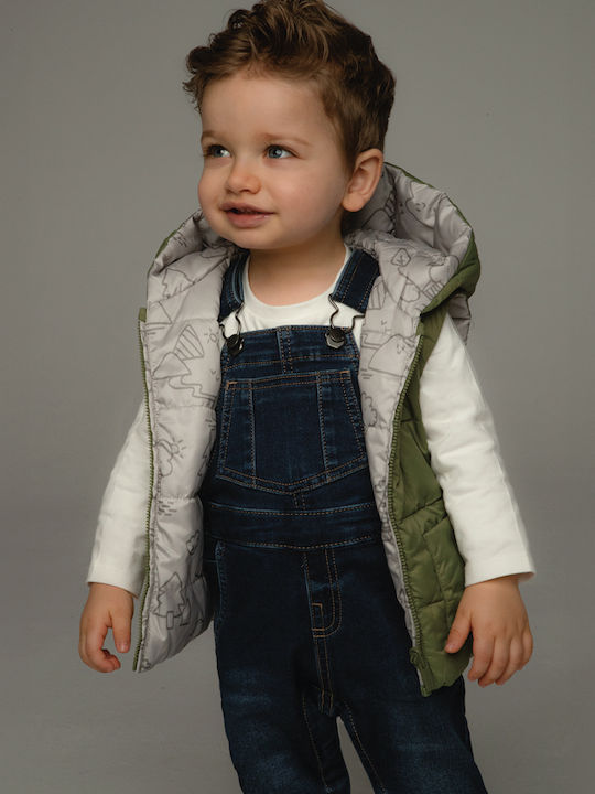 Kinder Latzhose Jeans Dunkles Denim