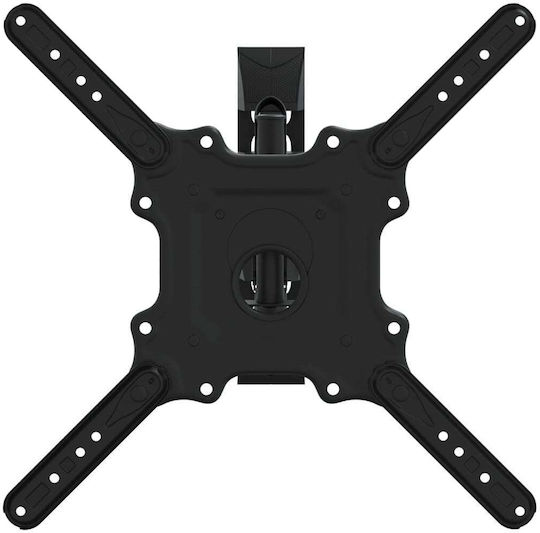 vidaXL 379571 Βάση Τηλεόρασης Τοίχου με Βραχίονα έως 55" Μαύρο
