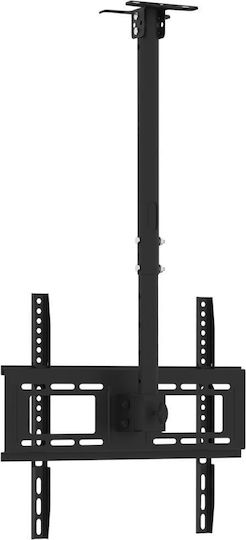 vidaXL 379576 Βάση Τηλεόρασης Οροφής έως 65" Μαύρο