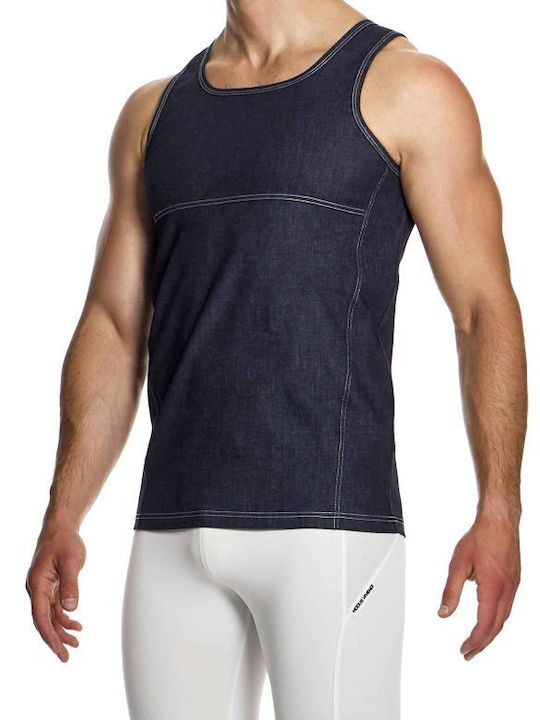 Modus Vivendi Herren Ärmelloses Shirt Blue