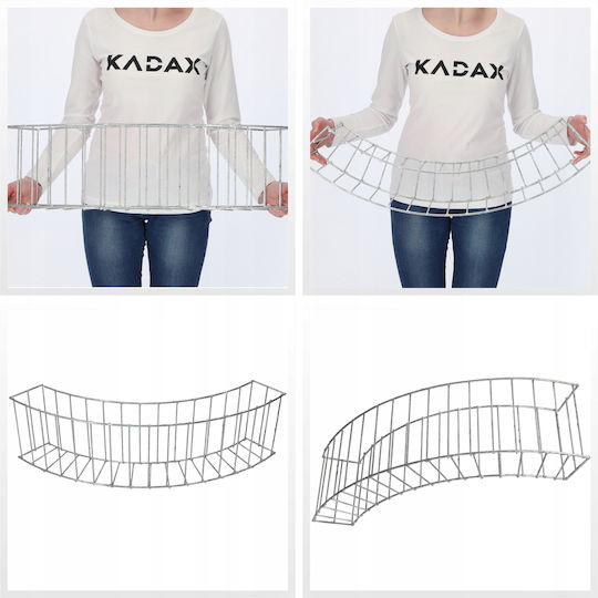 Kadax Ghiveci Gabion pentru Grădină Margine Gazon 75cm